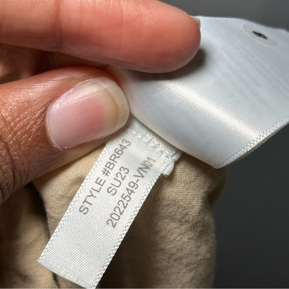 J. Crew Tan Button-Down Light Academia Flared Linen Blend Mini Skirt Size 12 - Picture 13 of 13